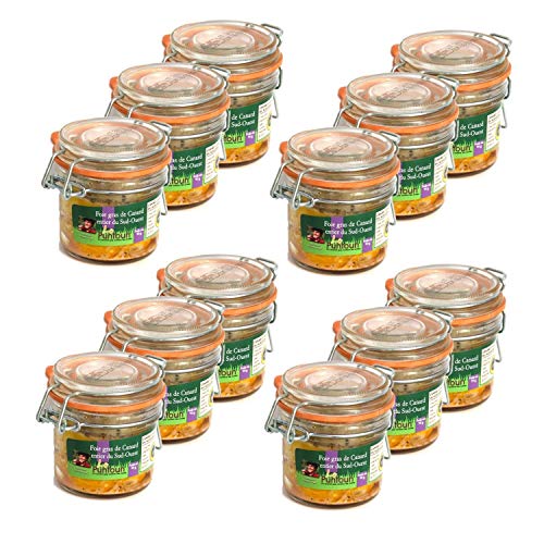 Lot 12x Foie gras de canard entier du Sud Ouest IGP - La Ferme du Puntoun - bocal : 90g Cover