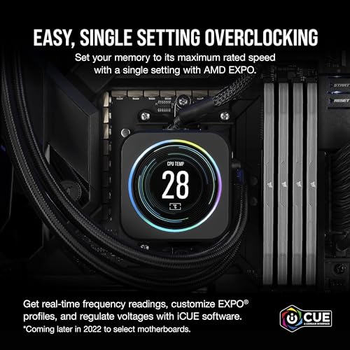 Image of CORSAIR VENGEANCE DDR5 64GB (2x32GB) DDR5 6000MHz CL30 AMD EXPO Intel XMP iCUE Compatible Computer Memory - Gray (CMK64GX5M2B6000Z30)