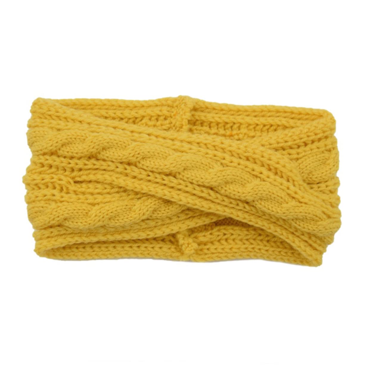 FRCOLOR 9pezzi Fasce Di Lana Per Donne Da Nero Bianco e Giallo Accessori Moda Per Per Trucco Spa e Attività Sportive