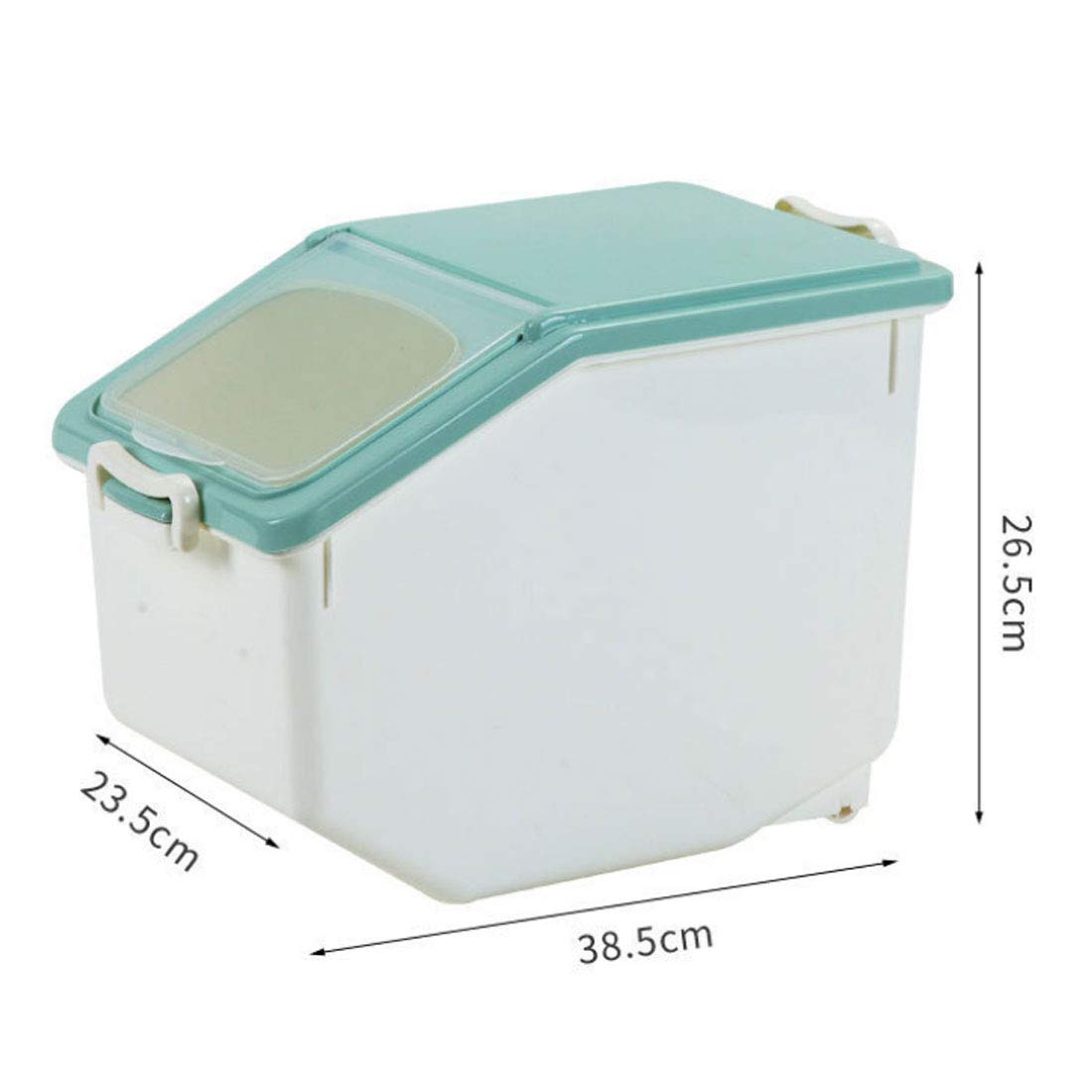 simimasen Grande Boîte de Rangement Hermétique avec Couvercle, 10 kg, en Polypropylène, pour Farine à Spaghetti, Céréales, Anti-insectes simimasen Grande Boîte de Rangement Hermétique avec Couvercle, 10 kg, en Polypropylène, pour Farine à Spaghetti, Céréales, Anti-insectes