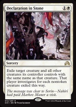 Magic The Gathering - Declaration in Stone (012/297) - Shadows Over Innistrad