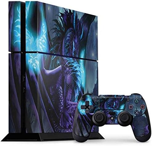 Skinit Decal Gaming Skin Compatible with PS4 Console and Controller Bundle - Officially Licensed Tate and Co. Talisman Dragon Design