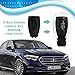 PACLVIO Car Key Rear Cover Replacement, Key Fob Cover, Car Accessories Key Shell Case Compatible with Mercedes Benz B-Class C-Class E-Class W204 3 Buttons Car Key Fob Case
