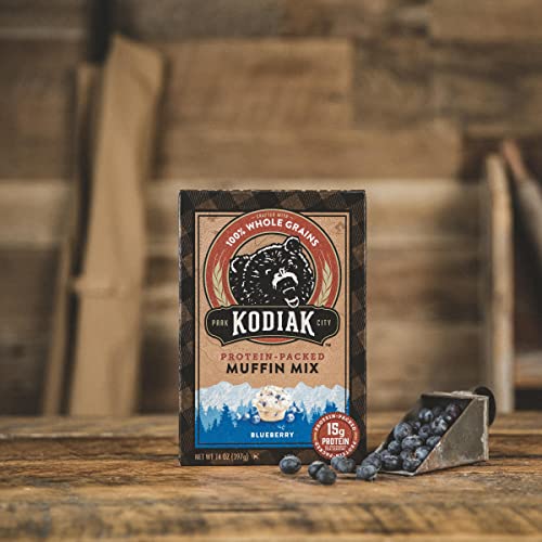 Kodiak Muffin Baking Mix, Blueberry, High Protein, 100% Whole Grains, (Pack Of 1) #TOP2