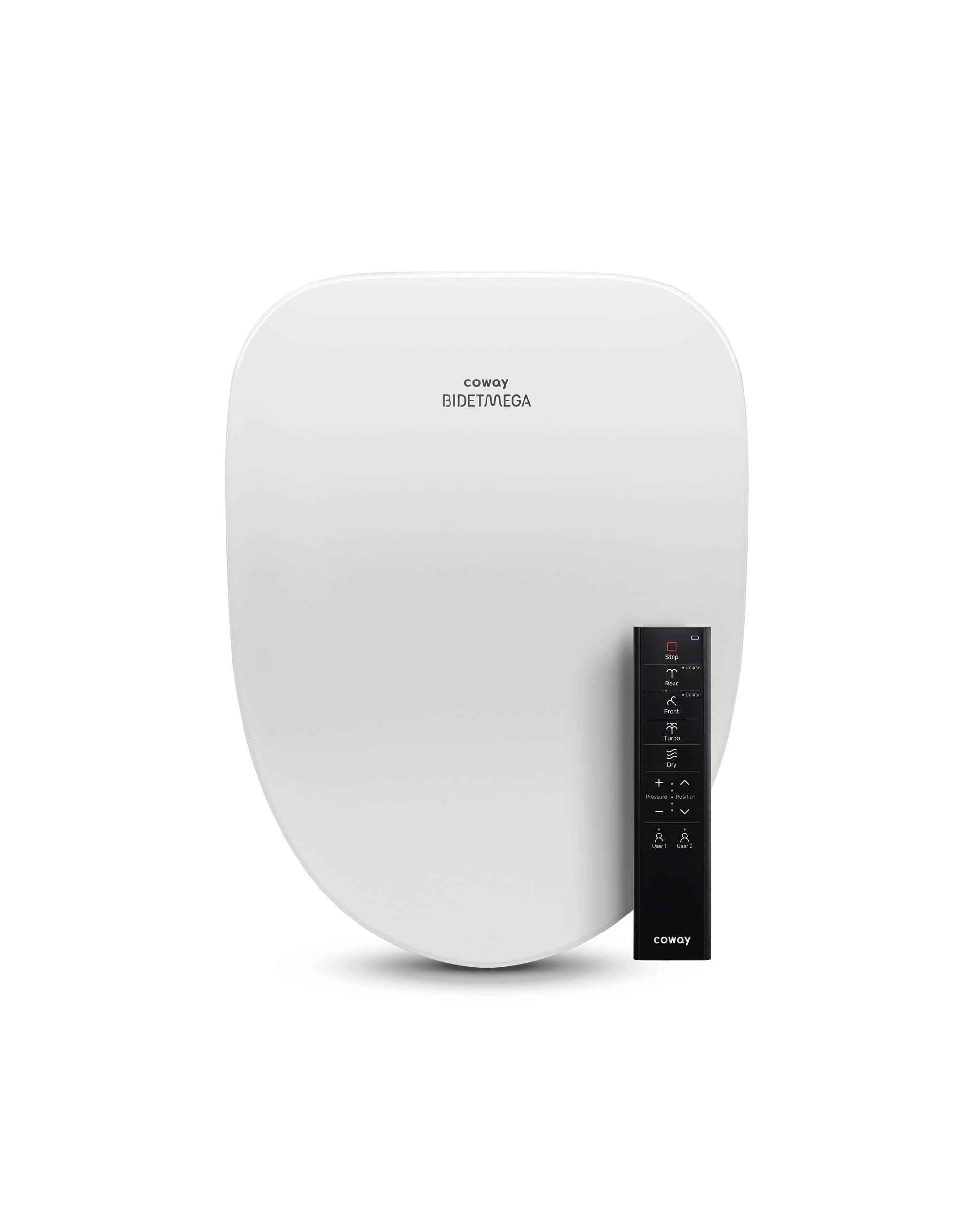 Coway Electronic Bidet Elongated Toilet Seat with Instantaneous Water Heating Heated Seat and Dryer Auto Open and Close