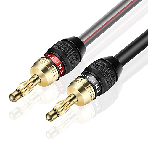 TNP Speaker Cable with Banana Plug Tips - High Count Strand 12 AWG