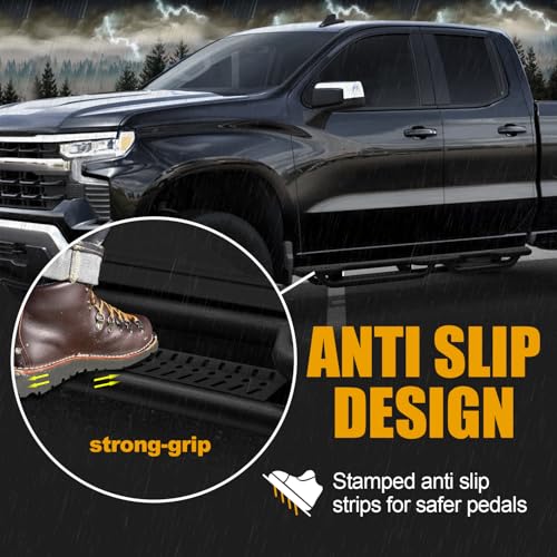 Estribos laterales para Chevy Silverado/GMC Sierra 2019-2025 miniatura 5