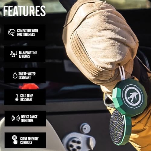 Nahaufnahme der einfachen und intuitiven Tastensteuerung der Chips 3.0 am Helm.