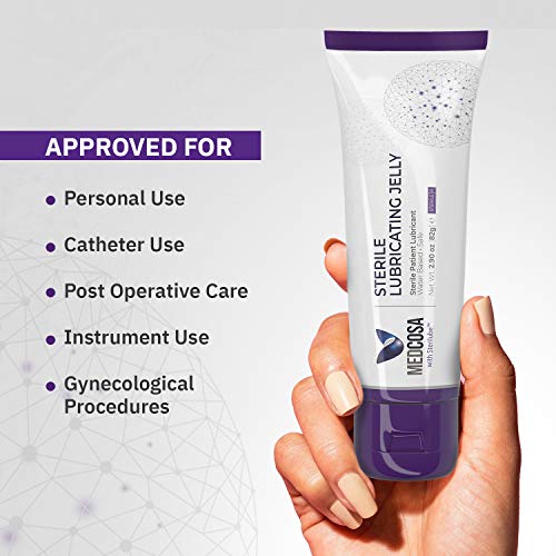 Medcosa Sterile Lube | Surgical Lube | Water Based Lubricating Jelly | Medical Lubricant [2.9oz] Flip Top Tube - Thumbnail 4