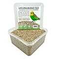 Premium Lifelong Budgie Food Seed Mix Natural & Healthy Treats Snacks Gourmet Choice 2L Resealable Tub 1.8kg