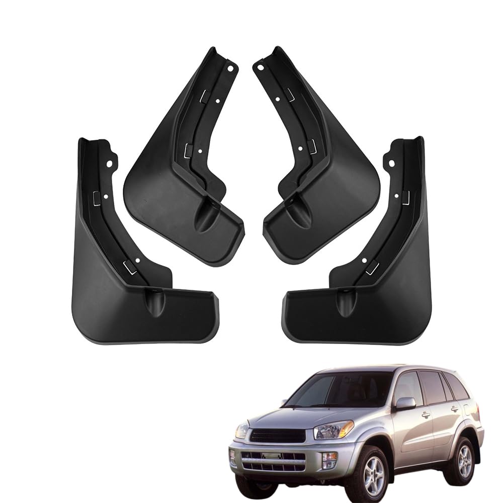 Faldillas antibarro coche RAV4 1995-2000: guardabarros delanteros y traseros
