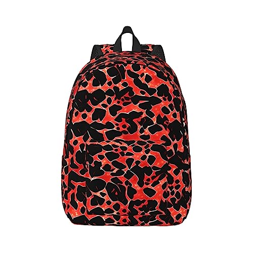 Sac à dos à motif léopard rouge KoNsev le cadeau idéal pour la rentrée étudiante