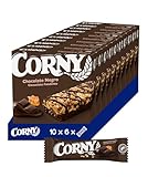 Corny - Barritas de Cereales con Chocolate Negro. 10 estuches con 6 barritas 10x(6x23g)