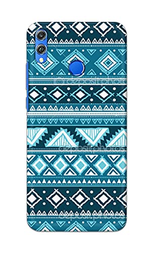 Image of PRINTFIDAA Coloured Tribal Pattern Hard Back Cover for Honor 8X, JSN-L11, JSN-L21, JSN-L22, JSN-L23 Back Cover -(P6) KAT1008