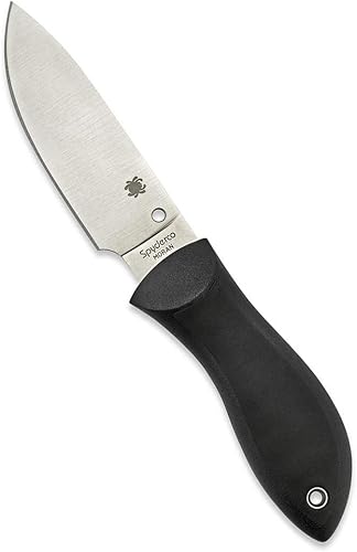 Spyderco Moran - Cuchillo de hoja fija con hoja de acero inoxidable VG-10 de 3.92 pulgadas y funda de boltaron moldeada a medida de primera calidad,