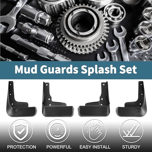 Image of Mud Flaps Splash Guards for Toyota Alphard 2022-2024 Front & Rear Mud Guards W /Mount Accessories