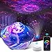 Produktbild LED Sternenhimmel Projektor, Ozeanwellen Sternenlicht Projektor Unterstützen Sie Alexa, Bluetooth Lautsprecher mit Fernbedienung, Sternenprojektor Nachtlicht für Kinder, Party, Weihnachten