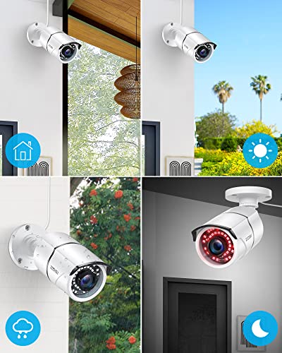 Zosi Zg2615E 5Mp Poe Ip Camera Bullet Camera With Night Vision For Outdoor Indoor Power Over Ethernet Surveillance System,Only Work With Zosi Poe Nvr,Zr16Dk,Zr08En,Zr08Dn,Zr08Pn #TOP7