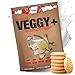 Produktbild Veggy+ Veganes Proteinpulver (Vanille Biskuit) aus Reis- und Erbsenprotein Pulver mit vegan BCAAs 1 x 900 g Protein Pulver vegan Shake für Veganer Mehrkomponenten Protein Pulver 70 prozent Eiweiss