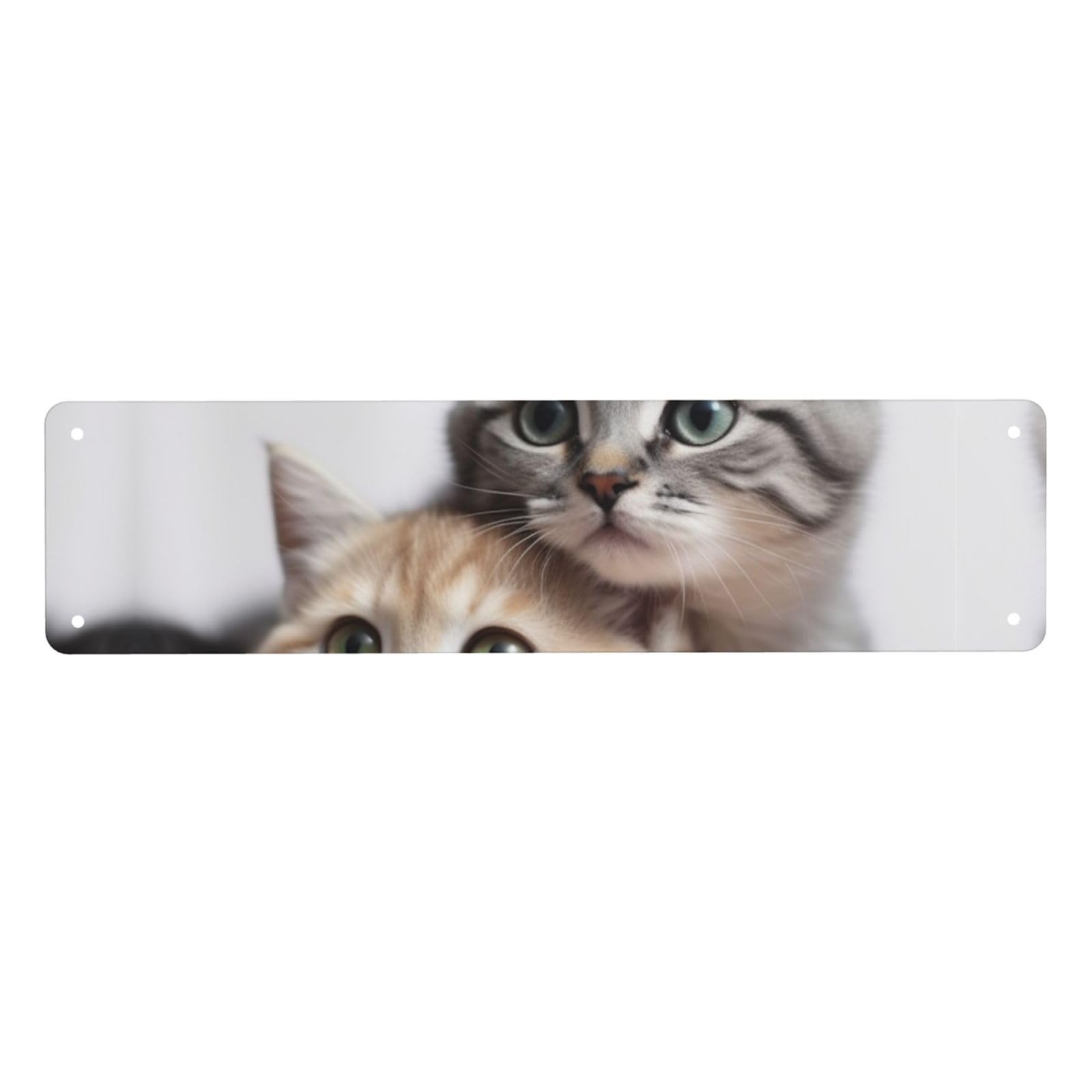 Vintage Metal Tin Signs Retro Garage Signs Stylish Wall Art Plaques for Home Decor Unique Poster 4x16 Inch Cats Metal Sign Outdoor Wall Decorations Gifts