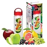 Infusion Water Bottle - Create Your Own Naturally Flavored Fruit Infused Water, Juice, Iced Tea, Lemonade & Sparkling Beverages