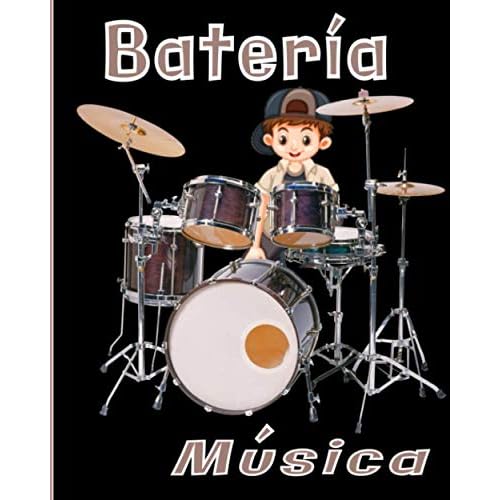 Bateria musica: Para Bateristas Principiantes y Profesionales / Folleto de Partituras en Blanco para Patrón y Retranscripción / 103 páginas / 8x10 / Regalos útiles para mantener el Groove