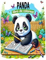 libro de colorear panda para niños: Libro de colorear para niños: de 3 a 10 años (Spanish Edition) B0CQTWQ84Y Book Cover