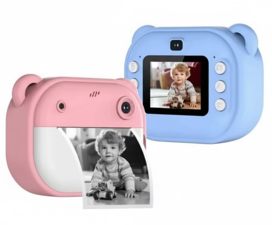 Kids Instant Print Camera | 2-in-1 Digital & Thermal Printing Camera for Children