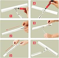 Vista 3 de YAHENLI - 2 cuchillas de goma de silicona de repuesto, 10 pulgadas