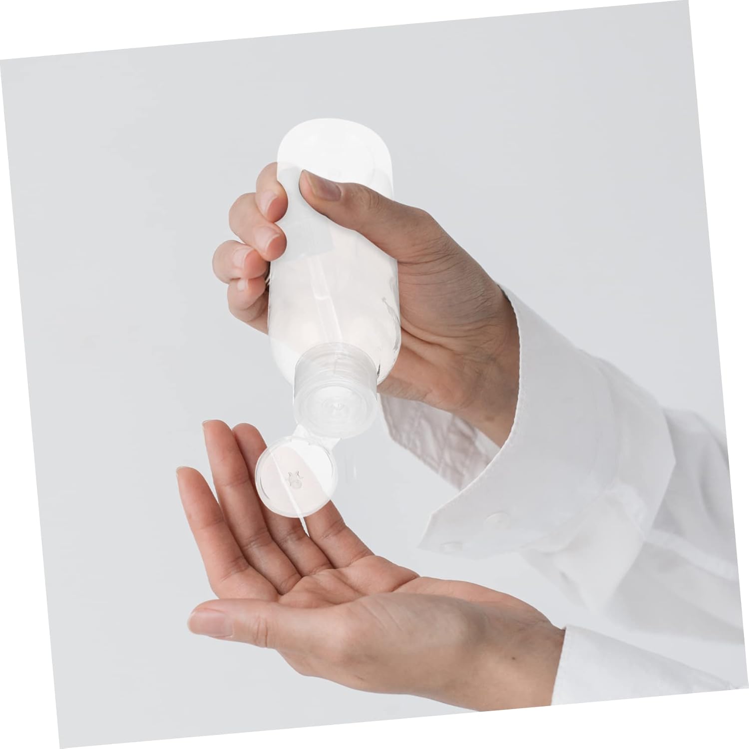 Beavorty コスメティックスクイーズボトル 旅行用トイレタリー ポータブルシャンプー 旅行用ローションポンプ ローションボトル