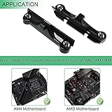 Xiatiaosann AM4 CPU Fan Bracket Clip for AMD Backplate, Heatsink Retainer Mounting Support Buckle for Hook-Type Air-Cooled or Partially Water-Cooled Radiators, CPU Fan Holders, 3 Pairs - Image 5