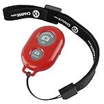 CamKix Wireless Bluetooth Camera Shutter Remote Control for Smartphones - Create Amazing Photos and Selfies - Compatible with all IOS and Android Devices with Bluetooth/Including Wrist Strap