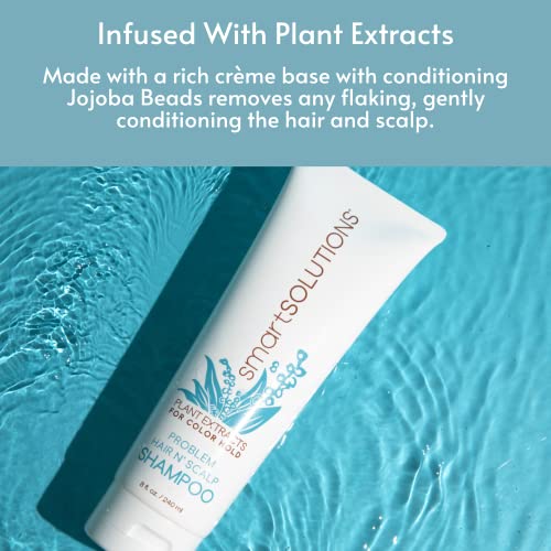 Smartsolutions Problem Hair N' Scalp Shampoo, 8Oz | Paraben-Free | Protects Color | Dandruff Fighter #TOP4