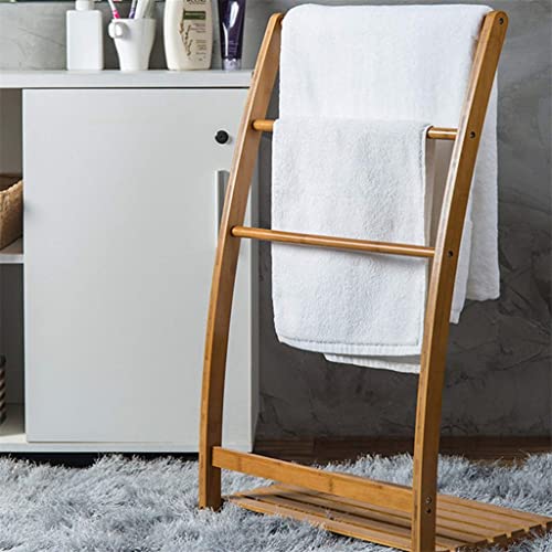 Fcmld Bamboos Floor Clotheshorse Indoor Clothes Dryer Rack Towels Hanging Rack And Wood Stable Ground Clothes Hanger #TOP1
