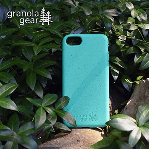 Granola Gear - Eco Friendly Phone Case For Iphone 6/6S/7/8/Se - Biodegradable, Compostable, Plastic-Free, Made From Plants - Sea Glass #TOP3