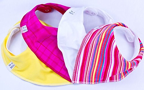 Bibbles Bandana Bibs - Lollipop 4 Pack