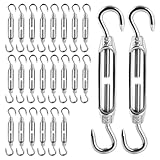 ridoir inox castorama Contenu de la Livraison : Vous recevrez 24pcs tendeurs de fil en acier inoxydable M4, 10.5 cm de long, la forme CC offre une variété d'options de fixation ; robuste et durable, vous pouvez répondre à vos besoins quotidiens