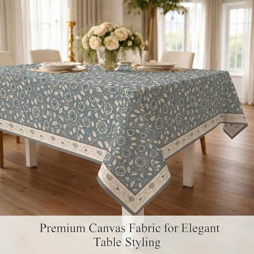 Image of STITCHNEST 'Tavola Luxe Series' Dining Table Cover 60x90 Inches | 6 Seater - 8 Seater Rectangular Dining Table Cover | Premium Fabric, Washable & Colour Fast