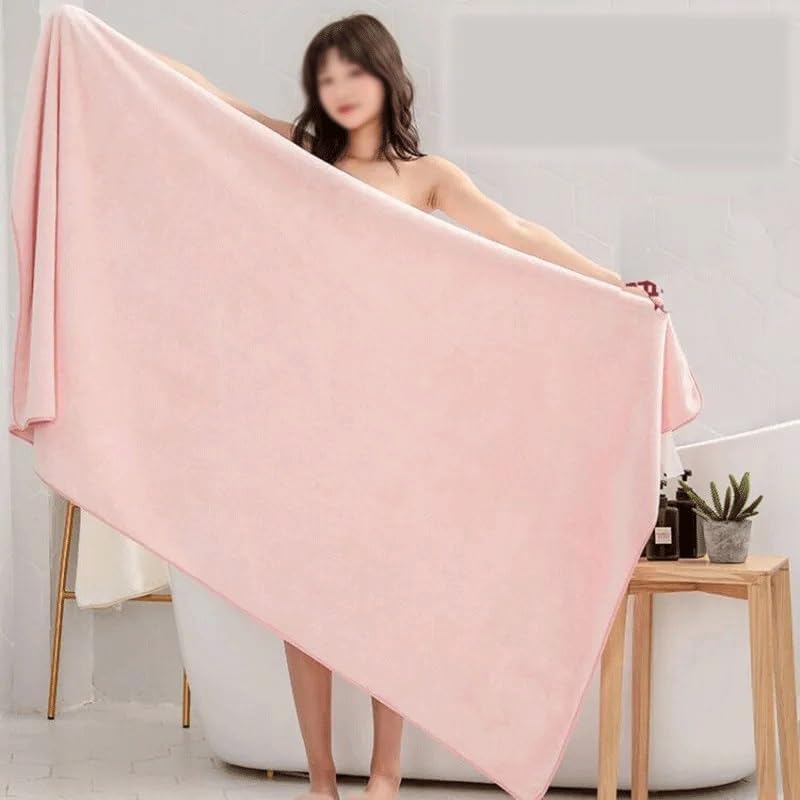 Bath Towel 90x180cm Bathroom Home Soft Suction Shower Quick Drying Large Bag Beach(White-Patch Five-Pointed star4)