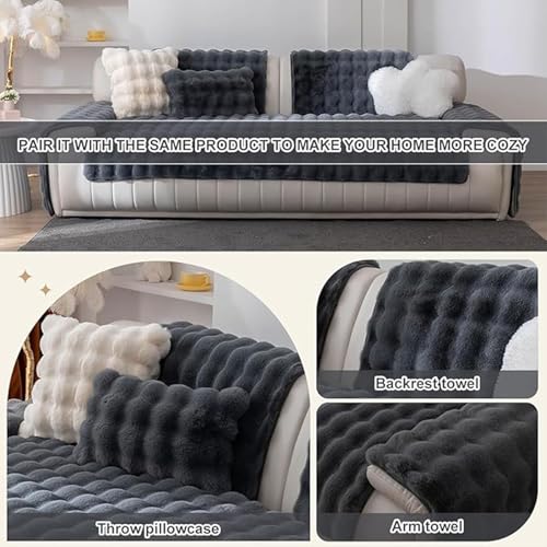 Couverture de canapé d'angle en textile dense et lavable de haute qualité