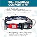 Max & Molly Sailor Hundehalsband mit Sicherheits-QR-Code, Hundemarke, weich, verstellbar und wasserdicht, niedliches Sommer-Strand-Themen-Designs für Mädchen und Jungen, Hunde und Welpen, Größe M