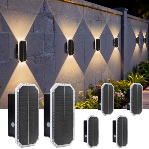 Appliques Solaires Extérieur IP65 Étanche Lampe LED 3 Températures de Couleur
