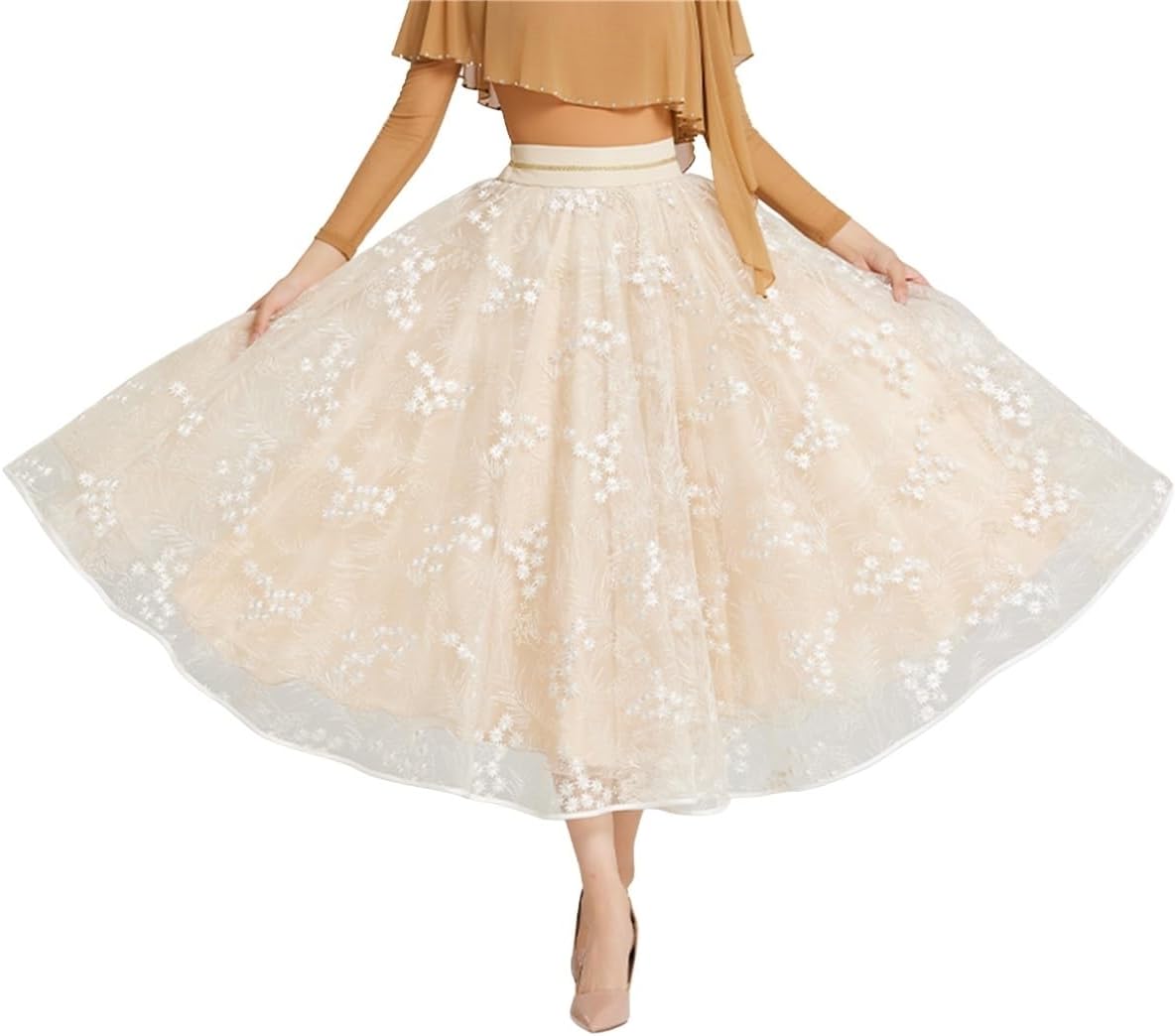 社交ダンス　Ｆ　ベージュ　ビーズ　スパンコール　キラキラ　ベリーダンス　ドレス 社交ダンス F ベージュ ビーズ スパンコール キラキラ ベリーダンス