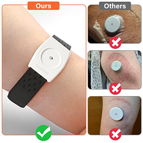 Adjustable Arm Bands For Freestyle Libre 1 & 2 14 Day, Soft & Comfortable Sensor Covers Armband, Protect Continuous Glucose Monitor Sensor, Good To Replace The Diabetic Patches, By Hoomtree #TOP3