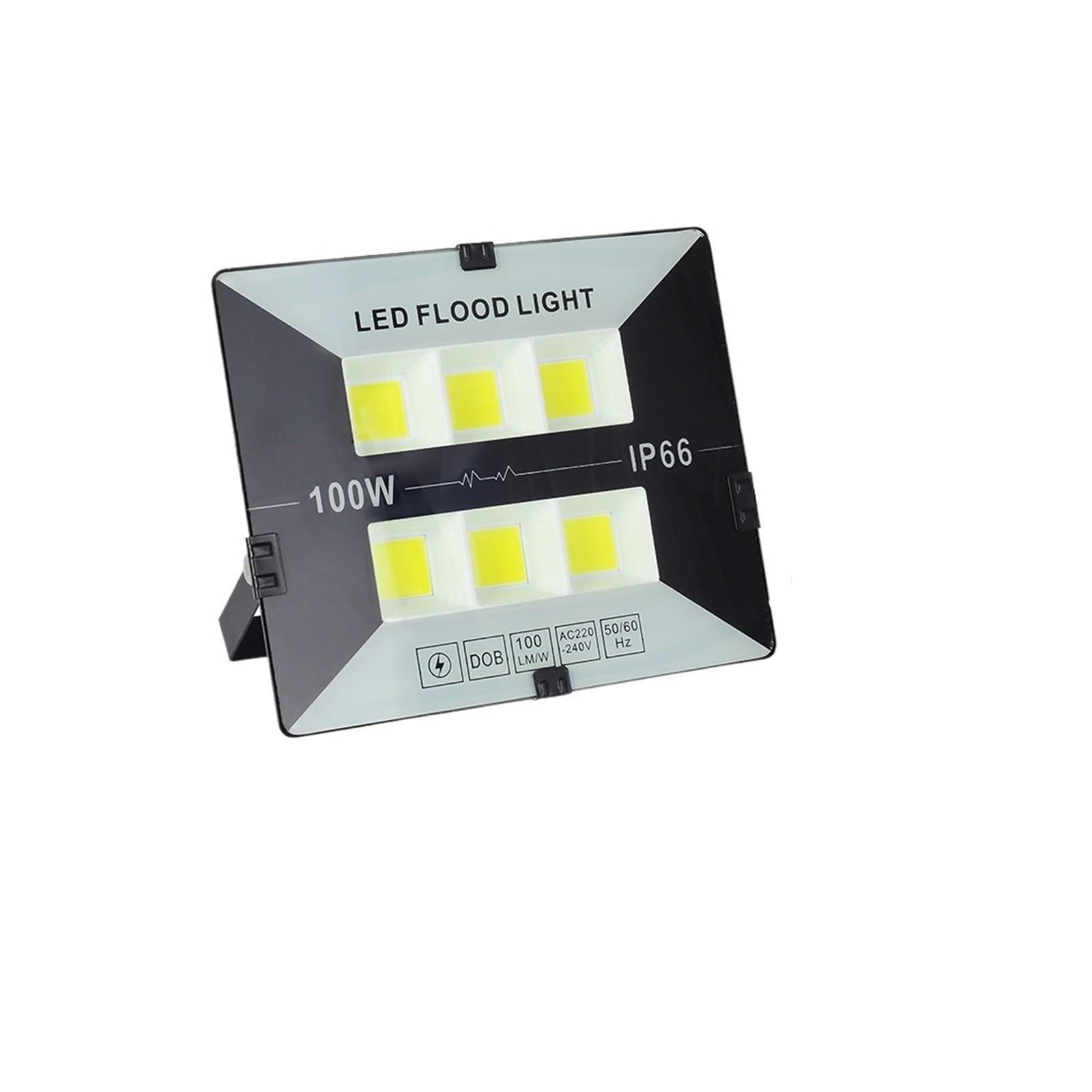 Naświetlacze LED, Światło Halonowe LED 50W 100W 200W 300W Luces Zewnętrzne Oświetlenie Zewnętrzne Reflektory LED Lampa Uliczna LED IP66 Wodoodporna Lampa Ścienna Jasne światło Robocze (Color : 6500 K