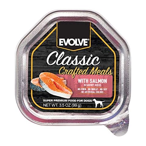 Evolve Classic Crafted Meals Salmon Recipe Dog Food (Pack of 15) Cover