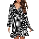 ✿【Jahreszeit】 Dieses schöne Sommerkleid ist der perfekte Begleiter für Sommer-, Strand- oder tagsüber tropische Ferien. Hochwertige Drucke und lebendige Hintergrundfarben heben Sie von jeder Menge ab. Es gibt einen Blumendruck, rote Rosen und andere Drucke aus geschwungenen Reben. Mit einem breiten Schultergurt und Schnürsenkeln können Sie die Passform Ihrer Schultern nach Ihren Wünschen anpassen. Dadurch entsteht auch ein klassischer V-Ausschnitt. Das Tageskleid ist auf der Brust montiert.
