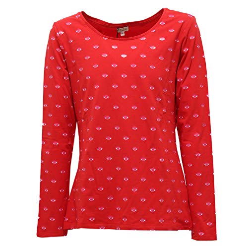 Kenzo 9665Z Maglia Bimba Girl Kids red/pink Cotton t-Shirt Long Sleeve [16 Years]