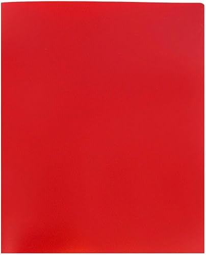 Miniatura 79 de JAM PAPER Heavy Duty Plastic Two Pocket Extra Tough School Folders - Blue - 6/Pack