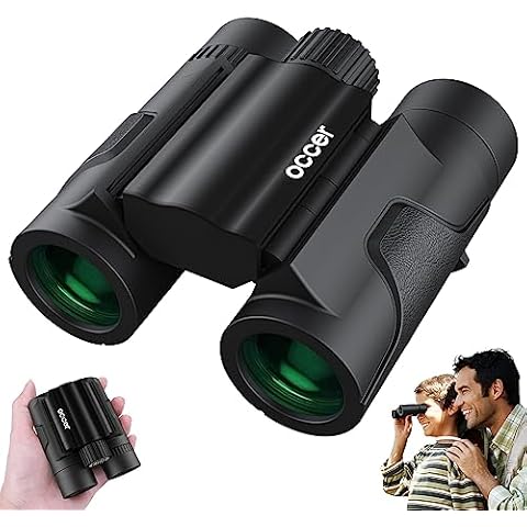 occer 8x21 Compact Binoculars for Adults Kids with Clear Vision - Small Binoculars Easily Use with Large Eyepieces - Mini Binocular for Bird Watching Cruise Travel Concert Cover